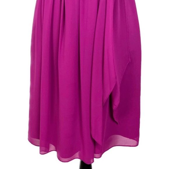 Lauren Ralph Lauren Halter Bow Dress in berry - Size: 4 - Picture 10 of 15